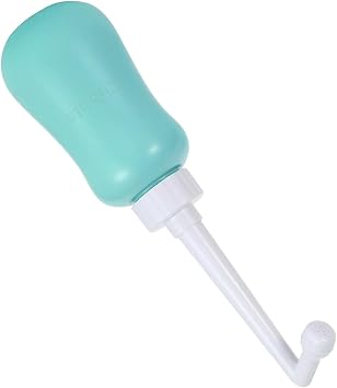 360 ml Upside Down Peri Bottle with Washable Storage Bag for Postpartum Care for New Mums, Portable Bidet, Perineal Recovery, Feminine Hygiene Care, Spray Bottle for Toilet and Travel Use