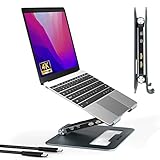 USB C Docking Station Laptop Stand,WAVLINK Tablet Stand with USB C Hub,Dual 4K HDMI, 2 USB 3.0, Gigabit Ethernet, PD 100W, Universal Docking Station for MacBook Pro/Air/Dell/HP/Surface/Lenovo