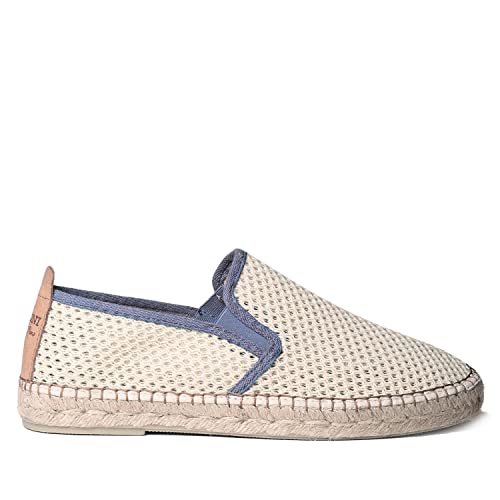 DIDAC - Men's perforated espadrilles in Ecru colour - DIDAC2