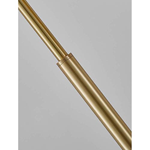 Lámpara vertical metálica E27 con iluminación de suelo ajustable para lectura y descanso 7