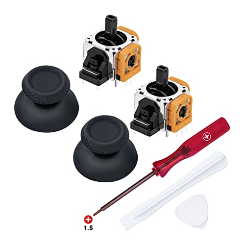 Wigearss 7 en 1 Kit de Réparation Joystick Analogique de Remplacement pour PS5 Manette Cover