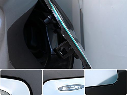 Amazon Accesments X Trail T32 エクストレイル エクステリア 給油口カバー メッキモールガーニッシュ 1p ブラック Xt153 ピラー 車 バイク