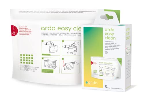 ARDO Microwave Bottle Steriliser Bag. Fast Easy Cleaning of Breast Pumps