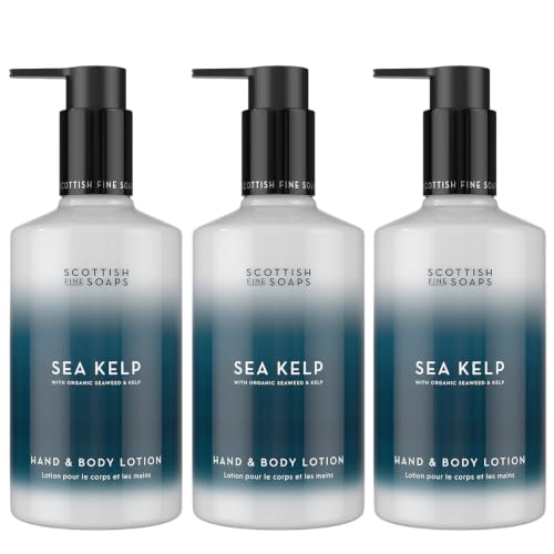 Image of Scottish Fine Soaps TRIPLE Sea Kelp Hand & Body Lotion 300ml Pump Bottle