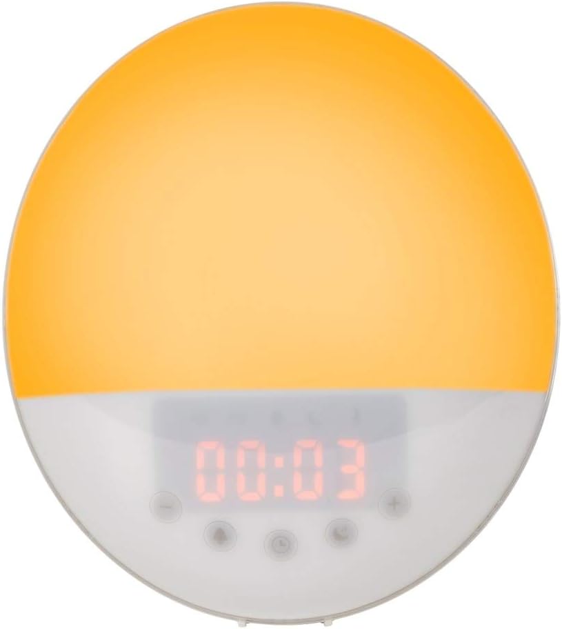 Réveil lumineux simulateur d'aube Silvergear