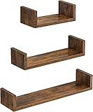 [Was Sie bekommen] 3 Wandregale in einzigartiger U-Form, die keine Bodenfläche einnehmen und trotzdem zusätzlichen Stauraum im Wohnzimmer, Homeoffice, Badezimmer oder in der Küche schaffen