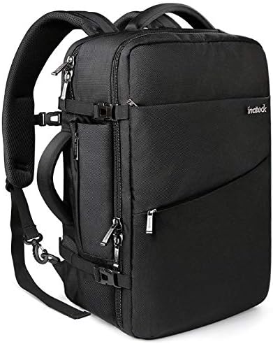 Inateck 40L Super Large Hand Luggage Travel Backpack Laptop Backpack for 15.6-17 Inch Notebooks, Flight Approved Backpack Cabin Backpack for Weekender