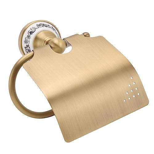 Toilet Paper Holder Wall Mount, Toilet Paper Holder with Cover