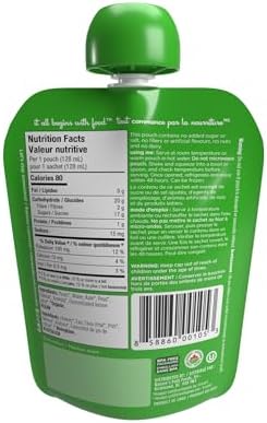 Love Child Organics Superblends Pears, Kale + Peas Puree, 128 ml (Pack of 12), by Nature's Path - 4