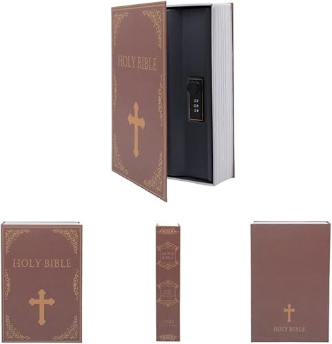 Miniatura 13 de Caja de seguridad divertida con forma de libro, diccionario, secreta, candado con combinación y llave