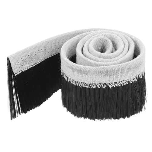 NUOBESTY Cepillo de Nylon para Antipolvo de Máquina de Grabado Cnc Tira de Cepillo para Protección de Componentes y Absorción de Polvo Carpintería Color Negro Accesorio para Husillo y Motor
