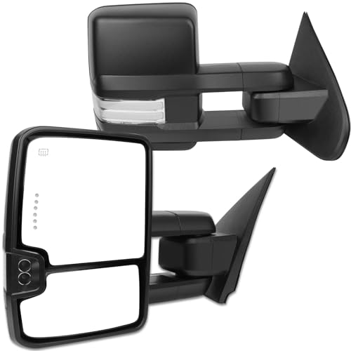 Image of ANPART Towing Mirrors Fit For Chevy Silverado-Variantion 20250923 (For 2014-2020 Chevy/GMC-Running Light)