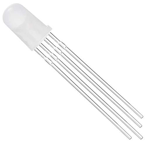 Youmile 100�� 5mm LED�����_�C�I�[�h�R�����J�\�[�h4Pin RGB�g���C�J���[�i��/��/�j�܂炳�ꂽ�g�U�~�`LED�����vArduino�APCB�p