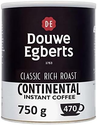 Douwe Egberts Continental Rich, Rich Roast Instant Coffee 750 gm