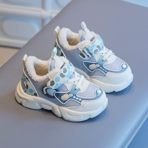 Kids Lightweight Breathable Running Shoes Boys Girls Fleece Cotton Tennis Sneakers Comfortable Girls Glitter Sneaker2