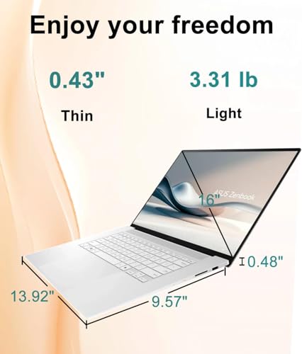 Image of ASUS Zenbook Pro S 16 AI Laptop (16 inch 3K AMOLED Touchscreen, AMD Ryzen AI 9 365 (>Intel Ultra 7 155H), 24GB DDR5, 2TB SSD) Thin & Light Copilot+ PC for Business, Backlit, Wi-Fi 7, Win 11 Pro, UM5606