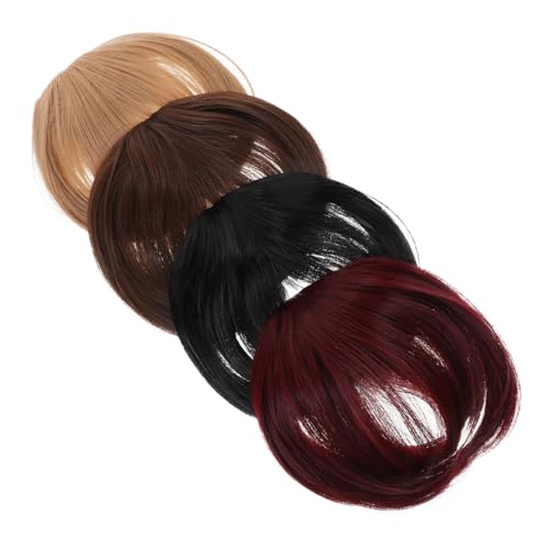 Fausse frange à clip femme lot de 4 pièces sans couper les cheveux