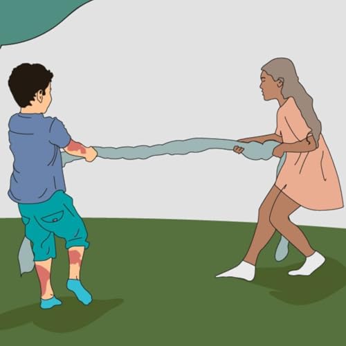 Om at v&aelig;re barn med en sj&aelig;lden hudsygdom