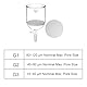 StonyLab Borosilikatglas Buchner Filtertrichter 2000ml mit mittlerer Fritte, 155 mm Scheibendurchmesser, 145 mm Tiefe, mit 24/40 Standard-Taper-Innengelenk und vakuumgezahnten Rohren (2000ml)