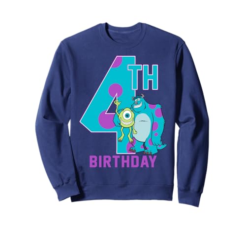 Sweatshirt Monsters Inc Disney Pixar 4 ans pour anniversaire enfant