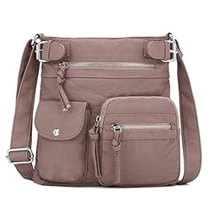 Angelkiss Small Crossbody Cell Phone Purse for Women Mini Messenger Shoulder Pouch Handbag Wallet with Lots Pockets