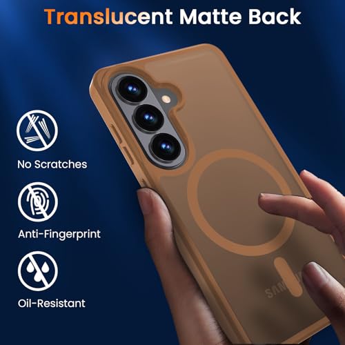 Image of WRJ Magnetic Case for Samsung Galaxy A17 /A16 /A26 6.7-Inch,Matte Brown