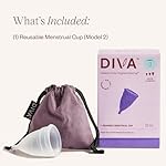DivaCup - BPA-Free Reusable Menstrual Cup - Leak-Free Feminine Hygiene - Tampon and Pad Alternative - Up To 12 Hours Of Protection - Model 2 - Image 2