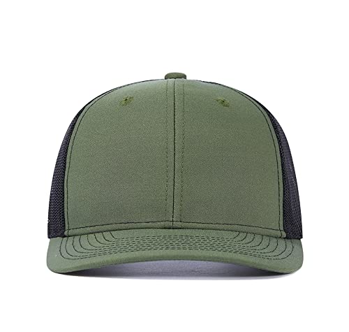 Image of Quanhaigou Trucker Hat - Mesh Snap Back - Unisex Adjustable Baseball Cap - Outdoor Hats for Men Women