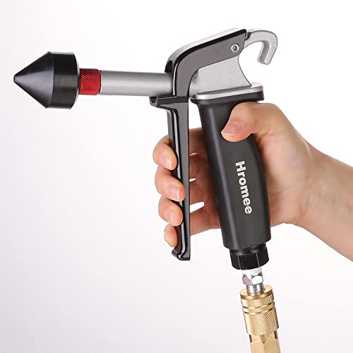 Hromee Conjunto de ponta de borracha de 1/8 polegada para pistola de sopro de ar, 4 peças de bocal d
