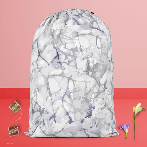 Image of ArtzFolio Bright Monochrome | Reusable Sack Bag | Bag for Gym, Storage, Vegetable & Travel