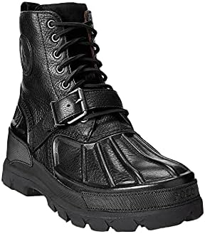 POLO RALPH LAUREN Men's Oslo Fashion Boot, Black, 11