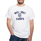 CafePress WEL Met Camps T Shirt Men's Traditional Fit White Casual Tshirt