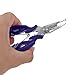 Inzopo Fishing Plier Scissor Line Cutter Hook Remover Tool Blue
