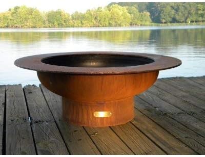 Fire Pit Art SAT Saturn Fire Pit, Metal