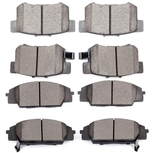 Image of SCITOO D829 D537 Ceramic Brake Pads Kits Front & Rear Replacement For Acura CSX 2007-2010,For Acura RSX 2002-2006,For Honda Civic 2006-2011,For Honda S2000 2000-2009