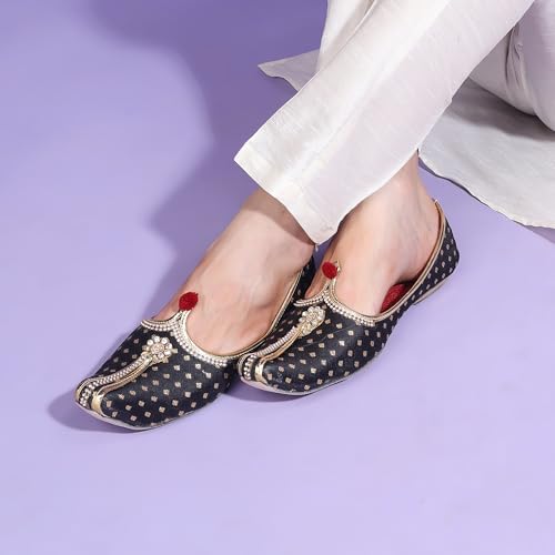 Image of Wedding Juti for Men|Sherwani Juti for Men| Jutti for Men| Wedding Shoes for Men| Punjabi Jutti for Men| Mojaris for Men| Ethinic Footwear for Men-AB-Parent J2