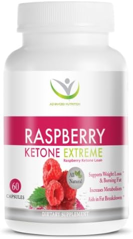 1,200 Mg Pure Raspberry Ketone Extreme All Natural Fat Burner, with African Mango Extract, Green Tea Extract,
