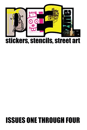 PEELzine Stickers, Stencils, Street Art: Issues 1-4