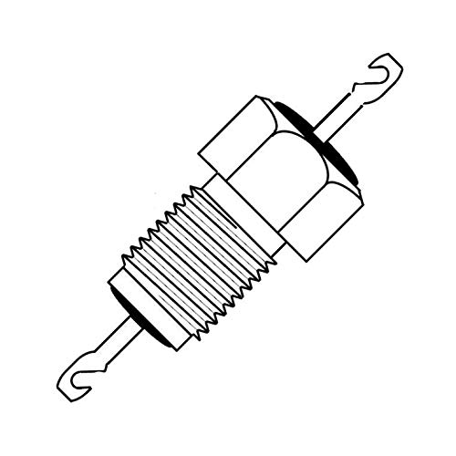CTS Corporation, 4206-006LF, LC (Pi) EMI Filter - Low Pass - 3rd Filter Order - 1 Channel - 25 A - 500 V - C = 3000pF - 55dB @ 100MHz - Axial Package - Bushing - 2 Notched Leads. (1 Item/s)