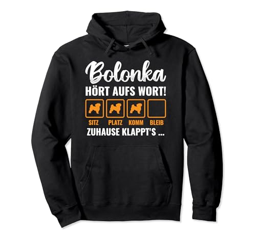Bolonka Hört Aufs Wort Hund Haustier Bolonka Zwetna Pullover Hoodie