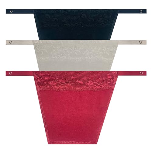 Image of Cotton Clip-on Mock Lace Camisole for Women,Deep Neck Cleavage Cover Cami Secret