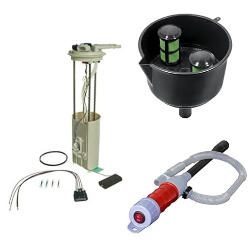 Carter Fuel Systems Electrical 12V Fuel Pump for Car (P74757M) Replacement Kit With FloTool Fuild Filter Funnel (AF15CB) and Siphon Pump (10810), Chevrolet (1997-2000) GMC (1998-2000)