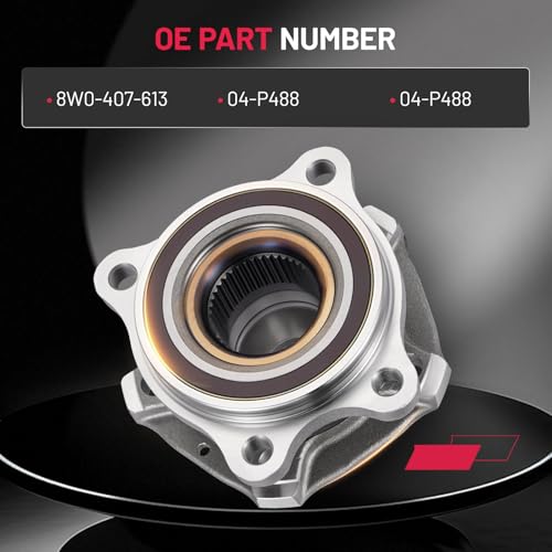 BDFHYK Front Wheel Bearing and Hub Assembly Compatible with Audi A4 2017-2019; Compatible with Audi A4 allroad 2017-2019; Compatible with Audi A5 Sportback 2018-2019; by BDFHYK - Used condition - Image 4