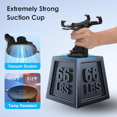 Linkstyle Car Tablet Holder, Suction Cup iPad Holder Dashboard Windshield Desk Car Mount for Universal 7-10.5in Tablets for Trucks, Vans, SUVs by Linkstyle - Image 3