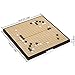Yellow Mountain Imports Large Magnetic 19x19 Go Game Set Board (14.6-Inch) with Single Convex Stones - Folding, Portable, and Travel Ready Set
