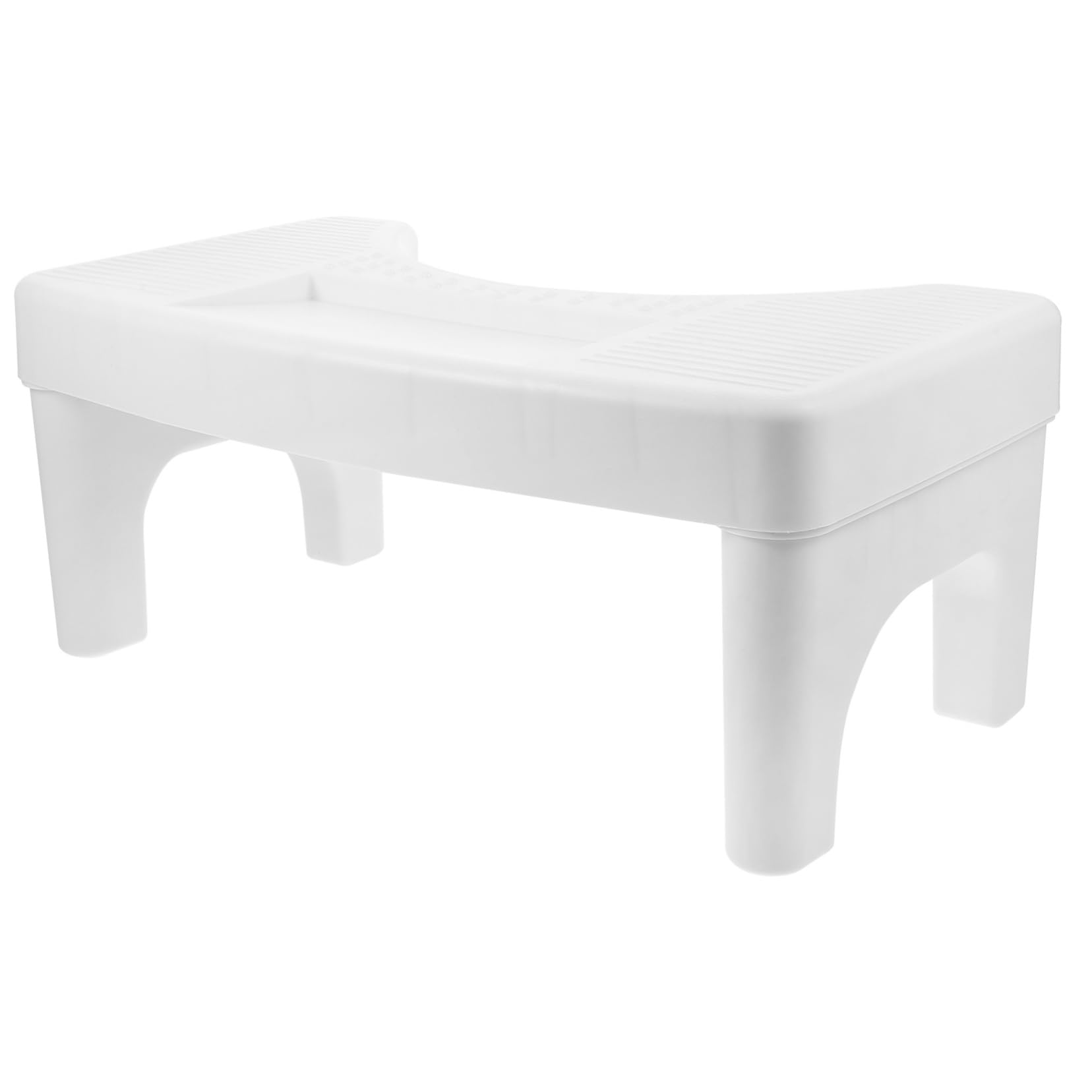 Didiseaon Toilet Stool Pedal Poop Toilet Squat Commode Stool Step Stool Toilet Stools Shower Chair Squatting Potty Stool Toilet Step Stool Toilet Foot Stool Bathroom Toilet Potty White Pp