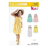 Non applicable New Look Patron 6569 Robe ou combinaison pour enfants, Papier, de 3 à 8 ans