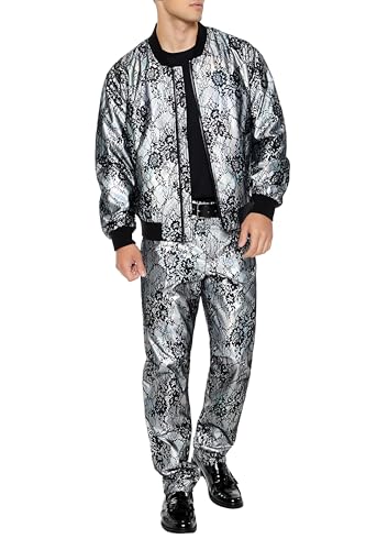 Pantalons homme Metallic Lace Slim-fit Forever 21 mode urbaine