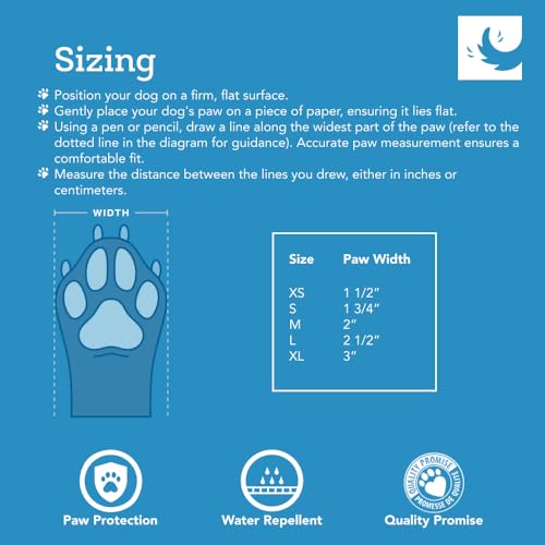 RC Pets Strider Dog Boot, Water Resistant, Paw Protection, X-Small