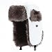 Yesurprise Trapper Warm Russian Trooper Fur Earflap Winter Skiing Warm Hat Cap Women Men Unisex Windproof Army White